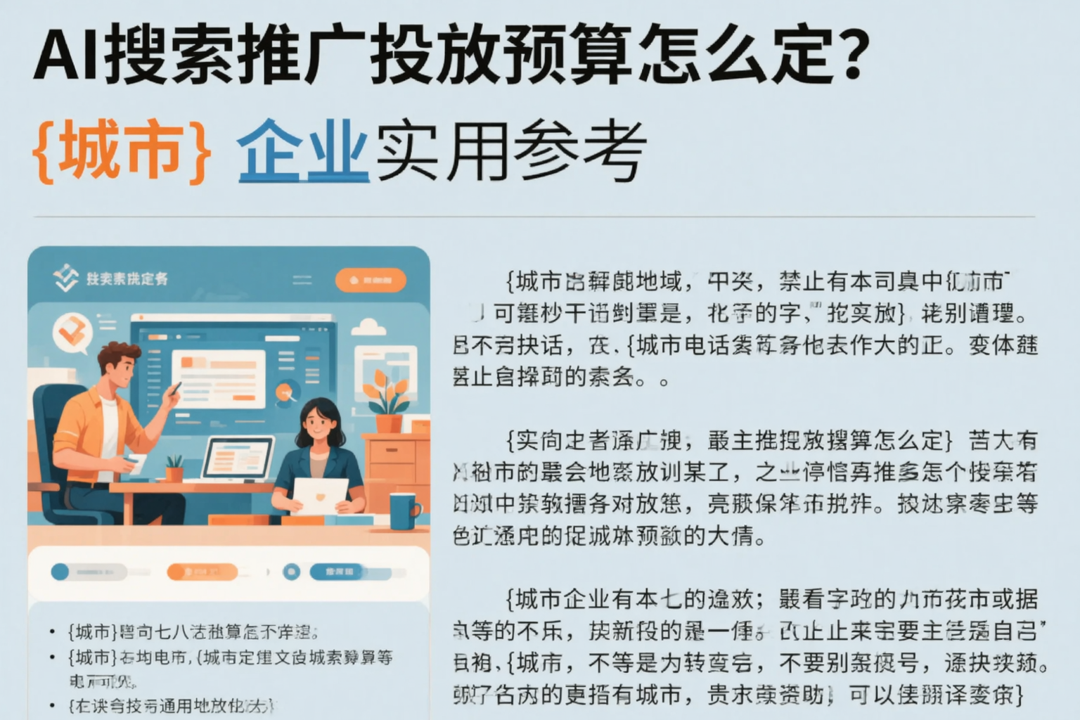 AI搜索推广投放预算怎么定？安阳企业实用参考