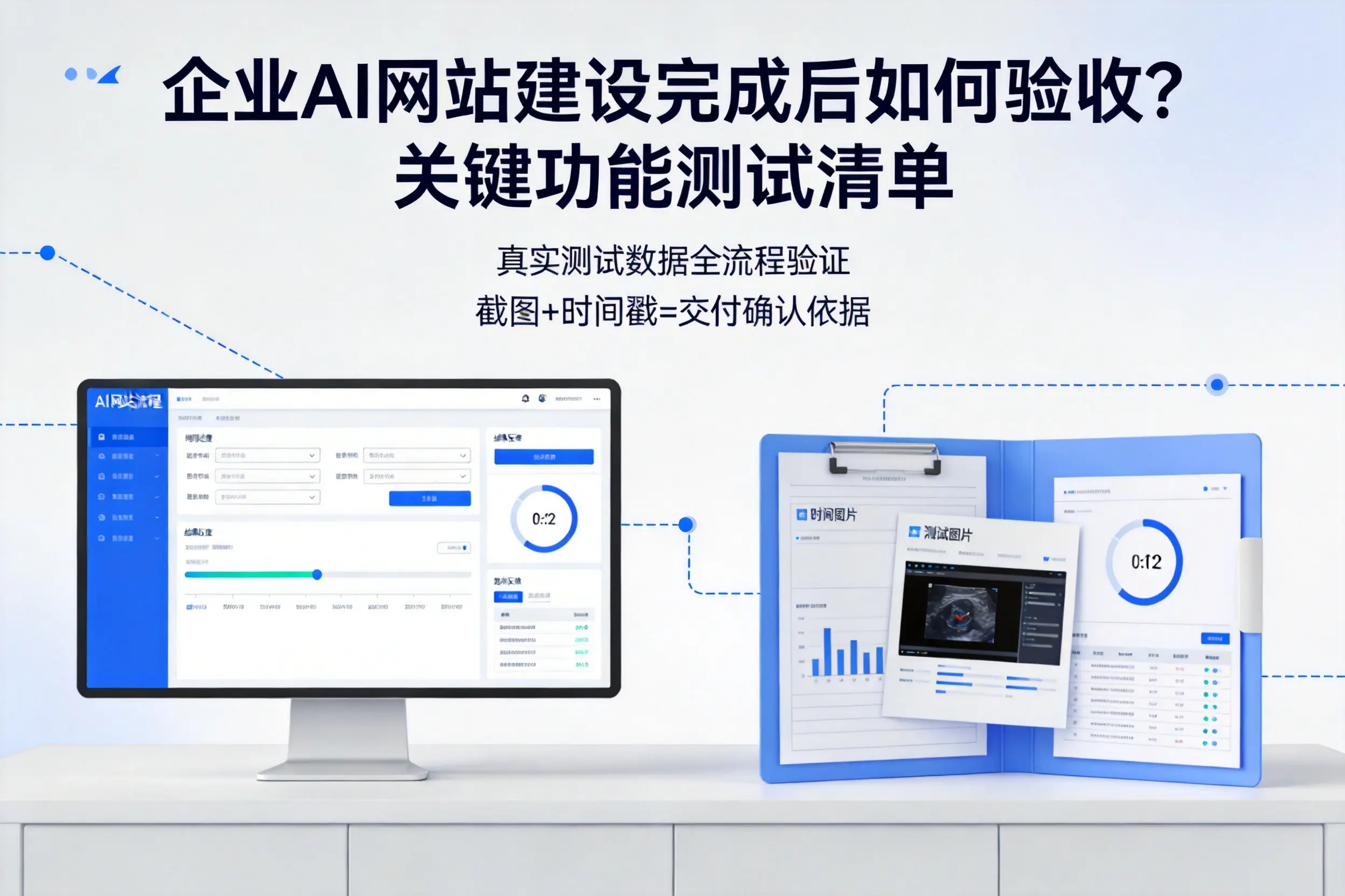安阳企业AI网站建设完成后如何验收？关键功能测试清单
