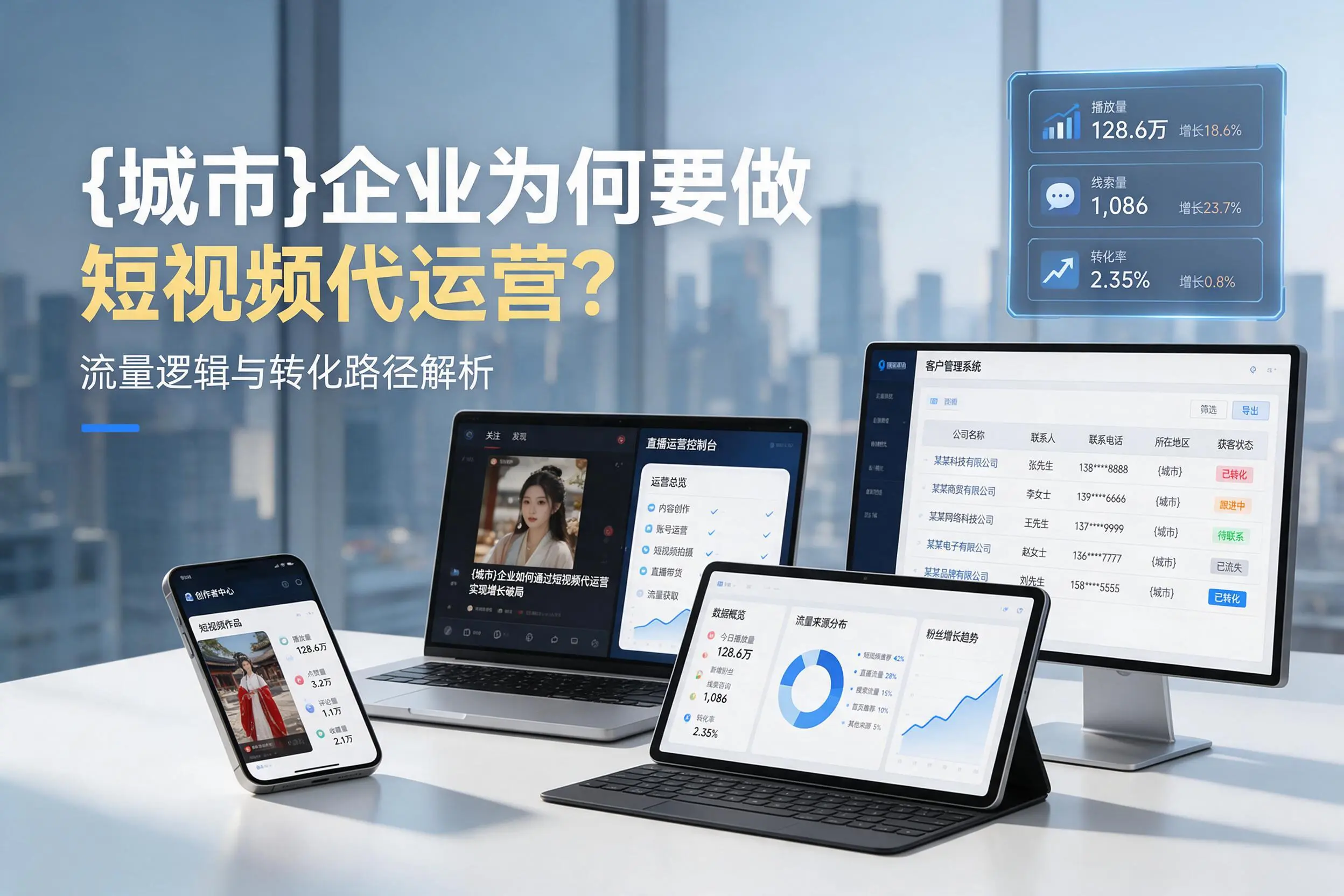 安阳企业为何要做短视频代运营？流量逻辑与转化路径解析