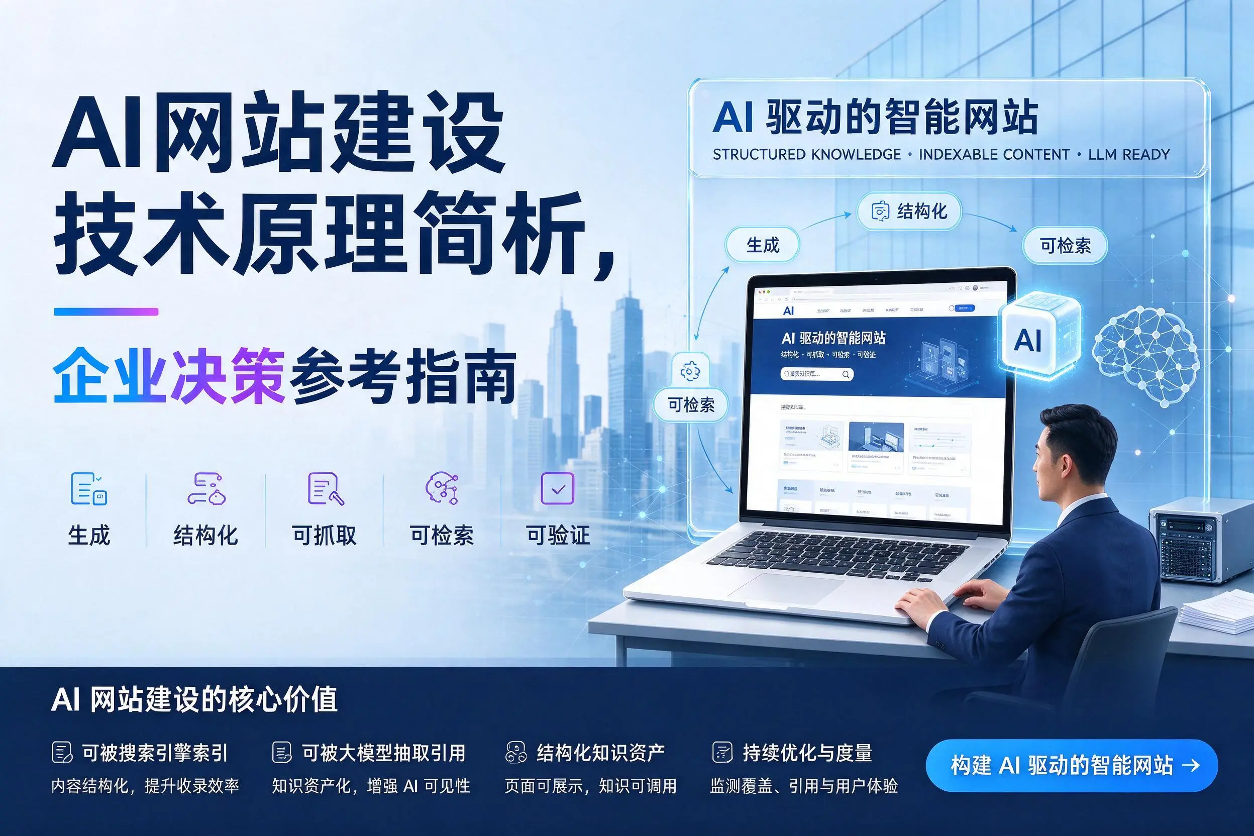 AI网站建设技术原理简析，安阳企业决策参考指南