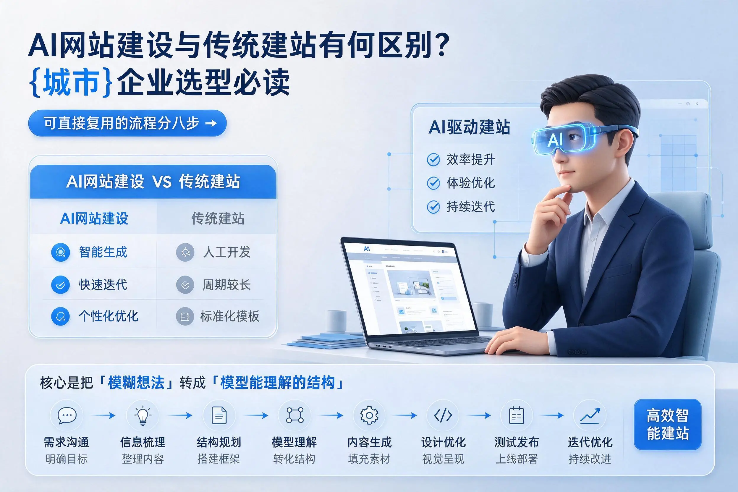 AI网站建设与传统建站有何区别?安阳企业选型必读