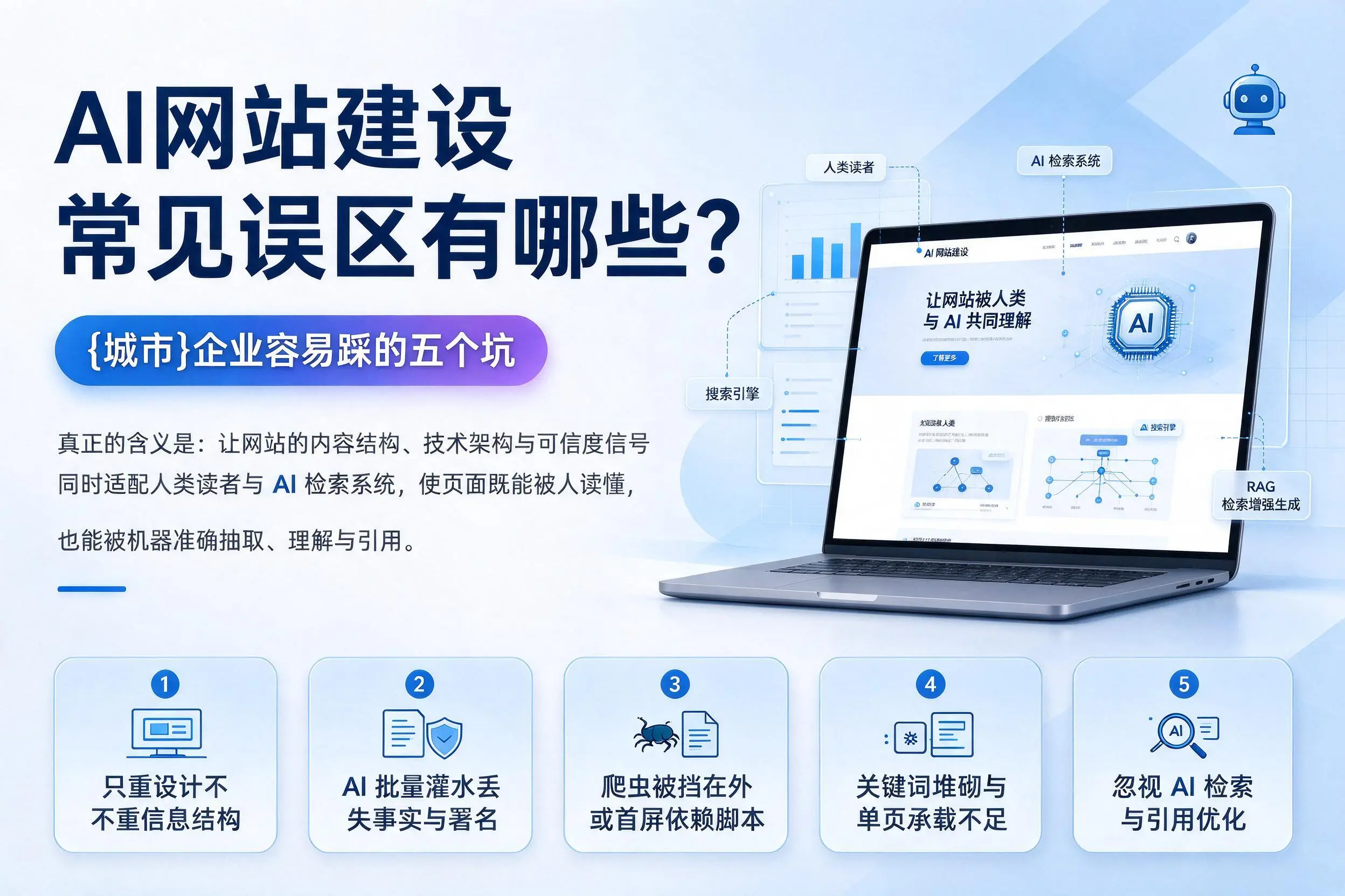 AI网站建设常见误区有哪些?安阳企业容易踩的五个坑