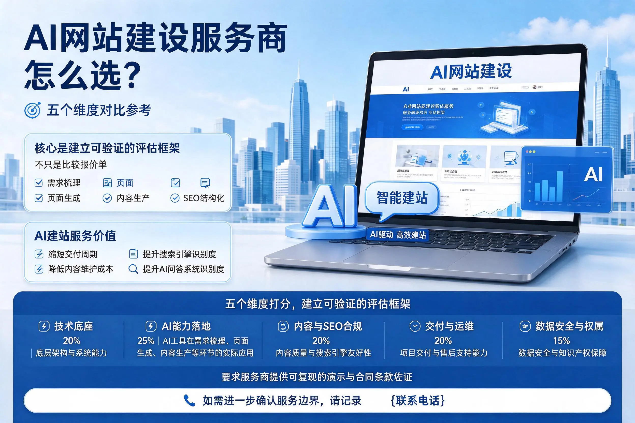 安阳AI网站建设服务商怎么选?五个维度对比参考