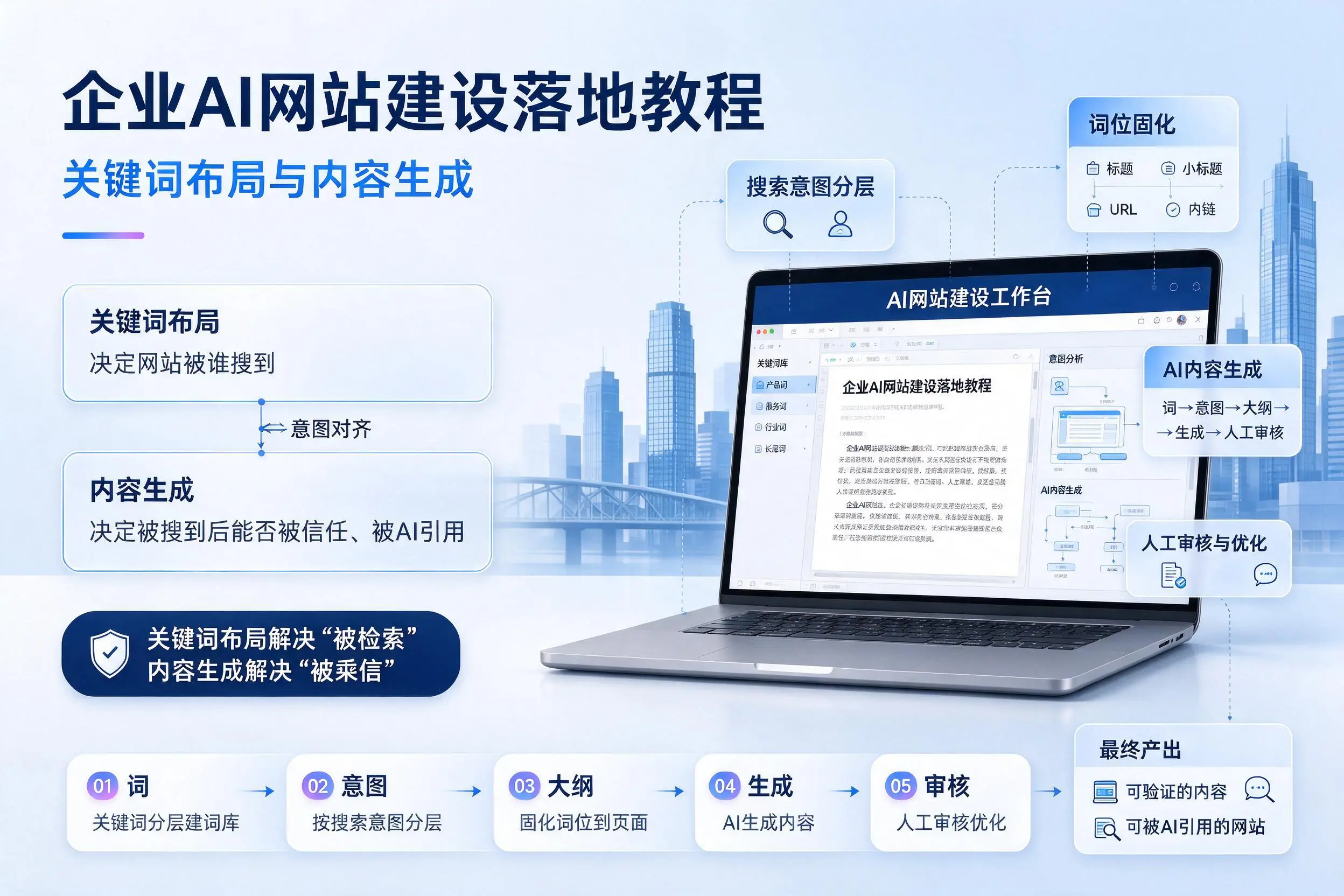安阳企业AI网站建设落地教程：关键词布局与内容生成